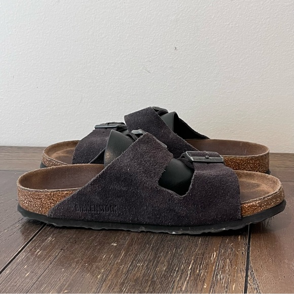 Birkenstock Arizona Sandals Suede Soft Footbed size 39 Women’s size 8 - Picture 4 of 9